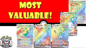 The Most Expensive Rainbow Rare Cards In The Pokemon Tcg