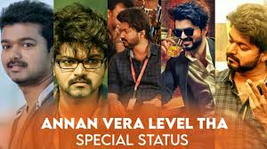 Submitted 6 months ago by elaminders. Thalapathy Anna Vera Level Tha Vijay Mass Whatsapp Status Vijay Status Tamil 4k Status Youtube