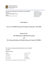 Cancer council qld reduces admin time by 50%. Pdf The Nhmrc Research Workforce Training Career Paths And Research Capacity Building 1992 2003 Report To National Health And Medical Research Council Department Of Health And Ageing