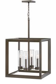 Hinkley 29304wb Rhodes Modern Warm Bronze Exterior Pendant Lighting Fixture Hin 29304wb