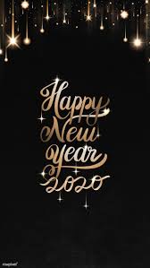 Happy New Year Black Greeting Card Template Vector Premium Image By Rawpixel Com Manot Happy New Year Images Happy New Year Vector Happy New Year Greetings