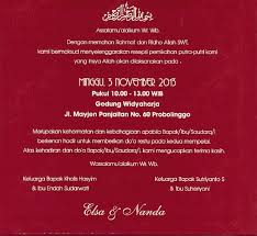 Karena itu, apa yang telah … Contoh Undangan Nikah Tanpa Resepsi Sempoa Dunia