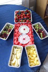 Robot Birthday Party Fruit Veggie Trays The Inspired Home Robot Birthday Party Transformers Birthday Parties Rescue Bots Birthday Party