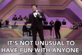 Drenched in horns, it's not unusual was the first hit for tom jones, leading to a horn sound on many of his subsequent songs, including thunderball and what's new pussycat? this was written by the classical music arranger and conductor les reed along with tom jones' manager gordon mills. Its Not Unusual To Have Fun With Anyone Tom Jones Gif Itsnotunusualtohavefunwithanyone Tomjones Theedsullivanshow Discover Share Gifs
