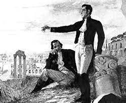Mentre percorre la nomentana, nella zona di monte sacro, gli viene raccontata la vicenda dei tribuni della plebe. Un Dia Como Hoy 15 De Agosto En La Historia 1805 Bolivar Jura En El Monte Sacro Liberar A Venezuela Del Yugo Espanol