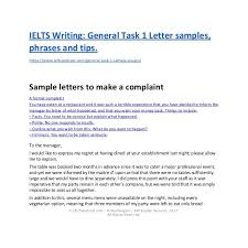 Ielts Writing General Task 1 Sample Letters And Phrases Ielts Writing Ielts Writing Task1 Ielts