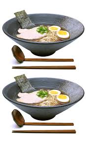 Ceramic Japanese Ramen Noodle Soup Bowl Dishware Set With Matching Spoon And Chopsticks Ramen Bowl Ramen Noodle Soup Asian Noodles
