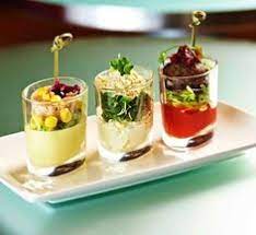 Place the wicks inside the shot glasses. 59 Food In Glasses Ideas Food Food Presentation Recipes