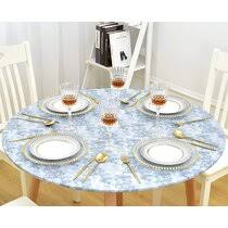 Enjoy a clean dinning and party. Round Elastic Tablecloth Wayfair