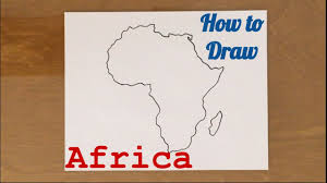 Then use a globe or atlas to figure out which country you have drawn. How To Draw Africa Youtube