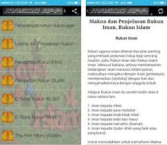 Berikut penjelasan tentang rukun iman dan rukun islam beserta maknanya. Makna Rukun Iman Islam Apk Download For Android Latest Version 2 2 7 Com Andromo Dev250129 App312839