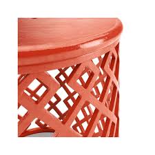 Lattice Diamonds Small Orange Side Table Reviews Crate And Barrel Outdoor Accent Table Coffee Table White Side Table