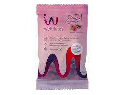 Wellibites er et deilig, smakfullt og sunnere alternativ til tradisjonelt godteri! Wellibites Bringebaer Og Salt Lakris 70 G Drops Og Godteri Farmasiet No