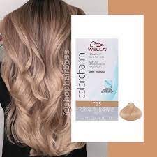 Wella toner t14 before and after. Wella Color Charm T35 Beige Blonde Toner 42ml Shopee Philippines