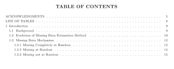 We know putting together a table is pretty tricky. Customized Table Of Contents Apa Style Tex Latex Stack Exchange