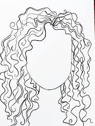Art And Sketchbook Curly Hair How To Draw Curly Hair Trying Art Pins Curly Hair Drawing Outline Art Line Art Drawings