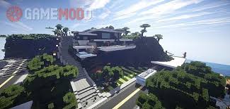How to build a modern house / mansion tutorial ▻patreon: Mountain Modern House 1 8 8 1 8 1 7 10 Minecraft Maps Gamemodd
