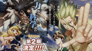 Dr Stone Season 2 Anime For Stone Wars Announced In Weekly Shonen Jump Issue 3 Of 2020 The Dr Stone Season 2 Stone Wars Anim Anime Shonen Weekly Shonen