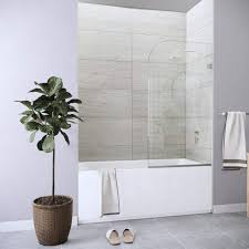 With modern style and crisp, clean designwith modern style and crisp, clean design lines, pleat brings new technology to the contemporary bath. Build A Custom Glass Bathtub Door Dulles Glass And Mirror