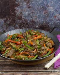 Asiatische Rindfleisch Paprika Pfanne Zu Faul Zum Kochen Rindfleisch Rezepte Asiatisch Fleisch Gerichte Rindfleisch