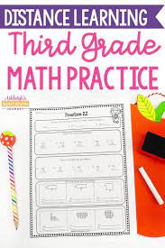 3rd Grade Math Review Spiral Review Worksheets Print Or Distance Learning Math Practices Teaching Third Grade 3rd Grade Math