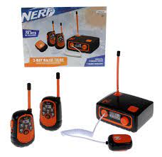 To start talking on the walkie talkie, push the ptt button and hold it down till you've finished recording your message. Walkie Talkie Base Estacion Nerf Nerf 42 X 30 X 9 Cms A Domicilio Cornershop By Uber Chile