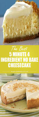 5 Minute 4 Ingredient No Bake Cheesecake Ingredient Nobake Cheesecake Recipeoftheday Cheese Cak Cheesecake Recipes Easy Cheesecake Recipes Cake Recipes