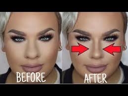 How do you contour a big crooked nose that protrudes against the rest of the face to look straighter and shorter? Youtube Nose Makeup Nose Contouring Contour Makeup Tutorial