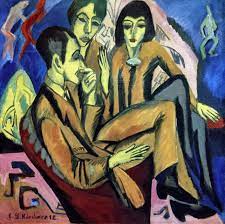 Ernst ludwig kirchner, street, dresden, oil on canvas, 1908 (museum of modern art, new york) key points: Kirchner Kunstlergruppe Unterhaltung Der Kunstler Kunstdruck Leinwandbild