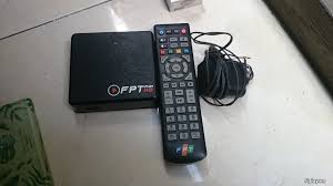 Bộ đầu thu hd box và remote của fpt play hd. Ve Chai Box Fpt Play Hd 5giay