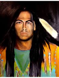 A portrait of Eric Schweig" Canvas Print for Sale by KelRos27