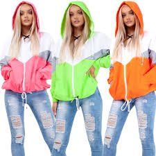 Womens Ladies Colour Block Windbreaker Contrast Festival Hooded Jacket Rain Coat Ebay Click here to find out about pink colour block denim jacket from boohoo, part of our latest coats & jackets collection ready to shop online today! ebay