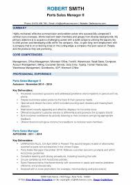 If you want to apply as a sales manager, we have downloadable manager resume templates that you may use in creating your professional profile. Parts Sales Manager Resume June 2021