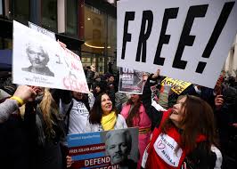 It was while he was on bail facing sexual assault allegations in sweden that he sought asylum in the ecuadorean embassy in london in 2012. U K Court Rejects Extradition Of Suicide Risk Assange To U S The Japan Times