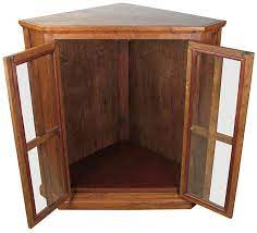 4.4 out of 5 stars 7,255. Short Mesquite Corner Cabinet With Glass Doors