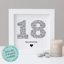 Beautiful gifts for the 18th birthday your son will definitely appreciate. Personalised 18th Birthday Gift Word Art Printable Gift Framed Print Gifts For D 13th Birthday Gifts Birthday Gifts For Best Friend 18th Birthday Gifts