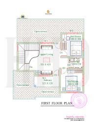 4bhk Floor Plan And Elevation In 5 Cent Floor Plans Kerala House Design Floor Plan Design