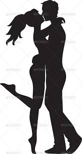Black And White Kiss Silhouette Woman And Man Kissing Silhouette People Silhouette Drawing Kissing Silhouette