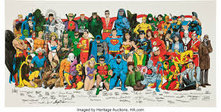 Dc logo, dc universe, and all related characters and elements © & tm dc. History Of The Dc Universe Poster Dc 1987 Memorabilia Poster Lot 14585 Heritage Auctions