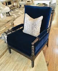 Ads for fancy desk chairs are also appearing in dwell, house beautiful and other decor magazines. Sitting Pretty In Navy Velvet Chair Velvetupholstered Navy Navyvelvet Sittingpretty Ldlinens Shoplocalbr Navy Velvet Decor Home Decor