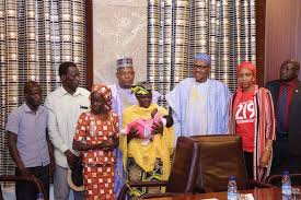 Hadiza bala usman is a nigerian activist and politician. Chibok Girl Amina Ali Meets Buhari The News