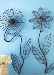 Large unique leaf metal wall art from hazel metal wall art isn't it time to change the ordinary wall decor of your home? Details About Metal Wall Galvanized Flower Decor Indoor Or Outdoor In Large And X Large Sizes Metal Wall Flowers Metal Flower Wall Decor Metal Flowers
