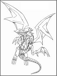 Yu Gi Oh Blue Eyes White Dragon Coloring Pages For Kids Hcr Printable Yu Gi Oh Coloring Pages For Kids Dragon Coloring Page White Dragon Black Dragon