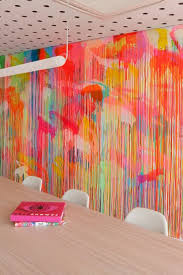 Super simple way to get modern artwork in minutes! Pin By Kenya Nichelle On Store Wall Design Wall Painting Drip Painting