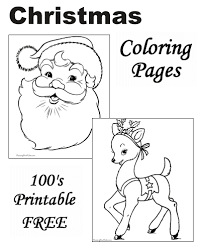 There are 4 friendly reindeer in this set of kids coloring pages. Christmas Coloring Pages Free And Printable