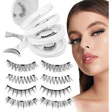 Amazon.com: 2Pair Magnetic lashes with applicator, Two styles 3D Natural  Look Magnetic Eyelashes without Eyeliner,Natural and Bushy, Reusable  Magnetic Lashes with Applicator No Glue, Easy to Wear : Beauty & Personal  Care