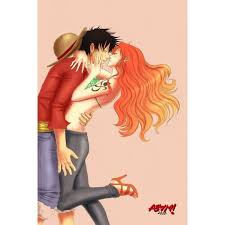 Luffy And Nami Kiss Manga Google Search One Piece Luffy Luffy Luffy X Nami