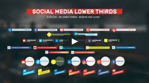 Social Media Lower Thirds Free Download Free After Effect Template Aftereffects Animation Brand Branding Clean Facebook Google Plus Instagram Linkedin Lower Lower Third Minimal Simple Lower Thirds Lower Find Fonts
