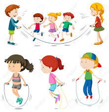 Los Ninos Y Las Ninas Que Saltar La Cuerda De La Ilustracion Ilustraciones Vectoriales Clip Art Vectorizado Libre De Derechos Image 56141094 Los boxeadores saltan la cuerda para fortalecer sus piernas. los ninos y las ninas que saltar la cuerda de la ilustracion
