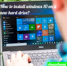 Windows 10 can be installed through the official microsoft disk or through their website. How To Install Windows 10 On A New Hard Drive Amazeinvent